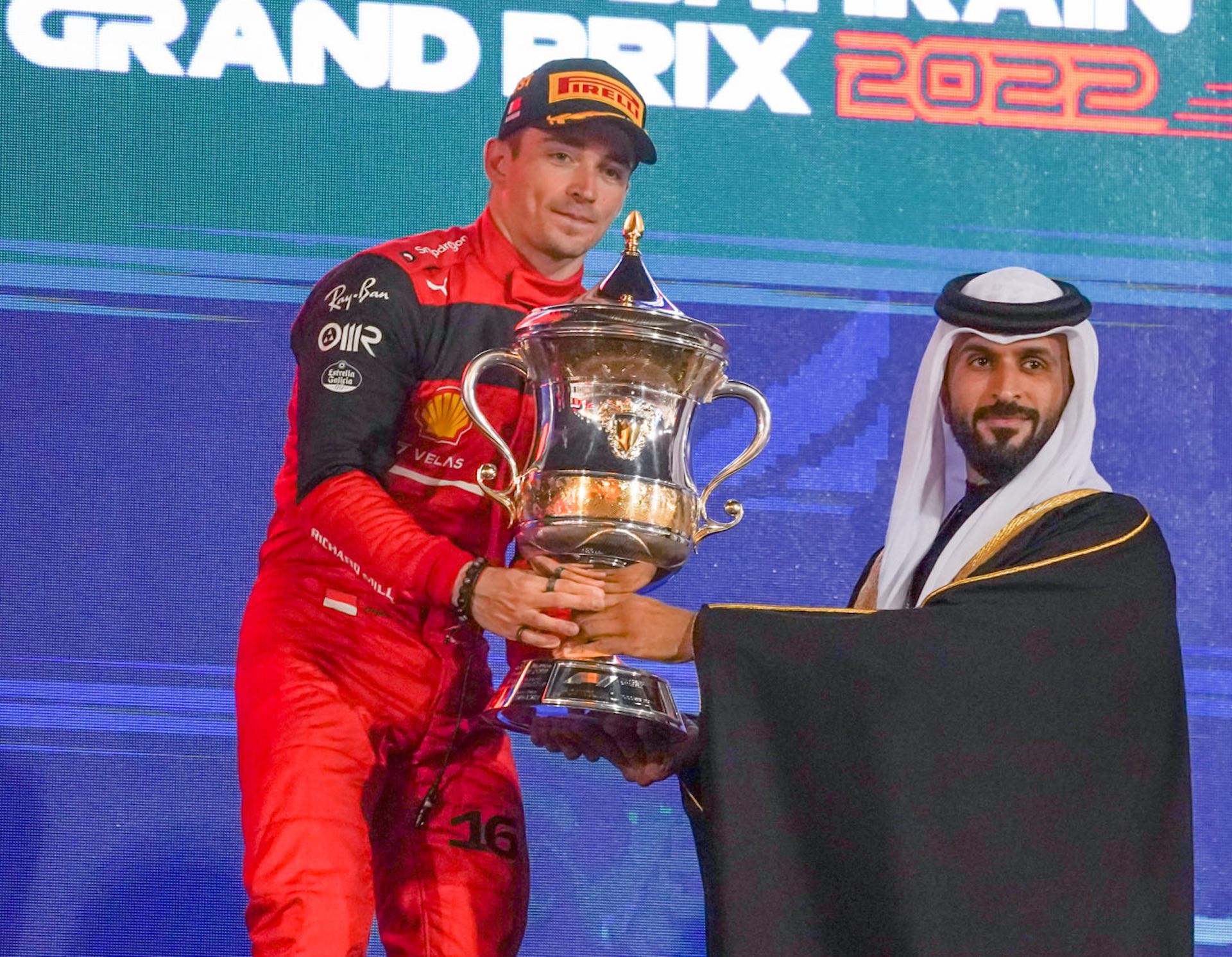 Leclerc wins the Bahrain Grand Prix, Hamilton in third place